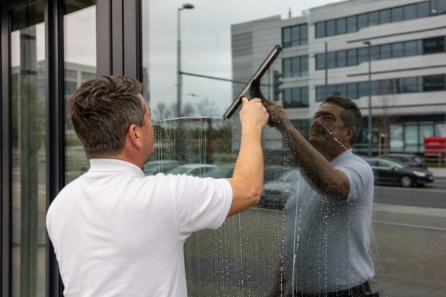 Streeploze glasreiniging na bouwwerken