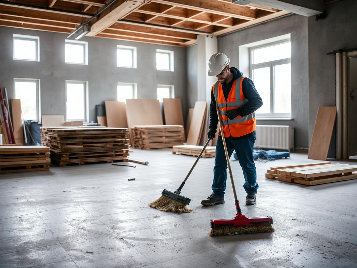 Werfopkuis tijdens actieve bouwwerken